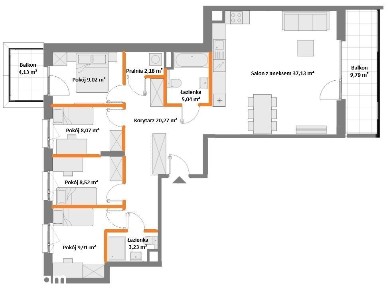 Przestronny i duży apartament | 5 pokoi - 98 m² | Dobra komunikacja