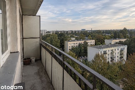 Mieszkanie z przepięknym widokiem i szerokim balkonem, widok na zieleń