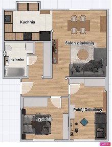 3 pokoje | 63² + 10m² piwnica | parking | Pogoń | do zamieszkania