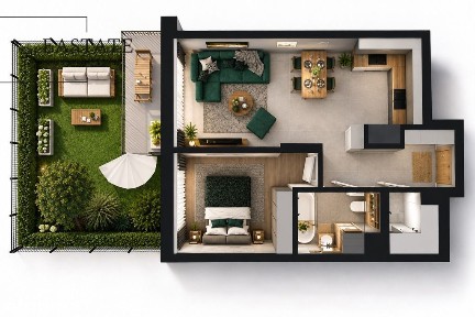 gotowe do odbioru/ogródek 36 m2/bez pcc