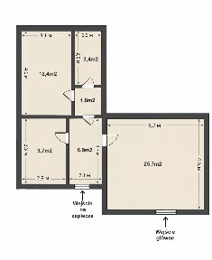Lokal handlowo-usługowy do wynajęcia - ok. 60 m² + teren | Żórawina
