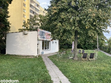 Wolnostojący pawilon Bemowo - sklep, usługi, lodziarnia, ogródek biuro