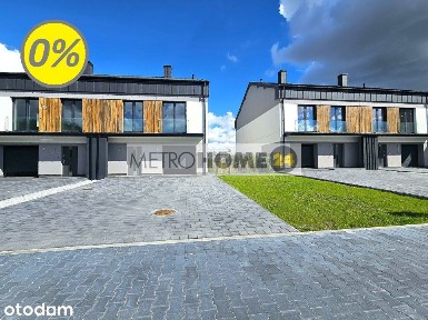0% Prowizji - Nowoczesna architektura, wygodny bliźniak dla rodziny