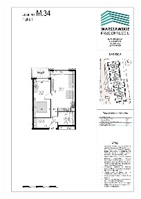 2-pokojowe mieszkanie 41m2 + balkon