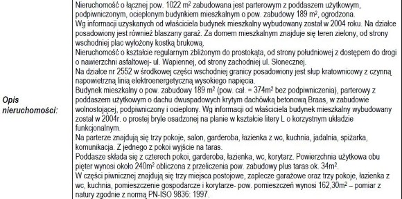 dom, ul. Wapienna 46, 47-300 Krapkowice