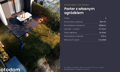 Parter z dużym ogródkiem i widokiem na góry | 3 pokoje