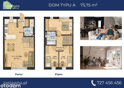 4-pokojowy dom 75m2 + ogródek Bezpośrednio