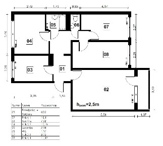 REZERWACJA - Przestronne 4 pokoje 68,28 m² z balkonem na Widzewie