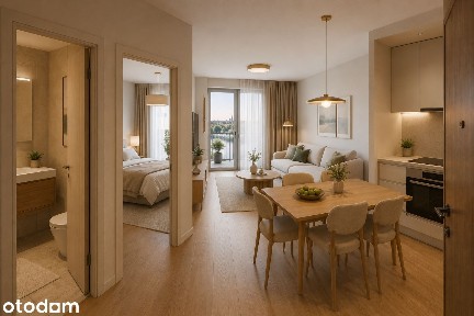 2-pokojowy apartament z widokiem na Odrę| duży balkon| garaż| komórka