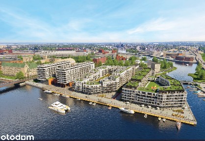 Blisko centrum, tuż nad Odrą, kawalerka idealna pod wynajem