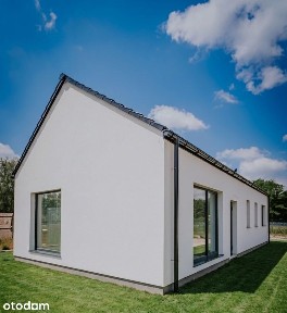 Nowoczesny dom 90 m² z pompą ciepła i rekuperacją | działka 8,6 ara