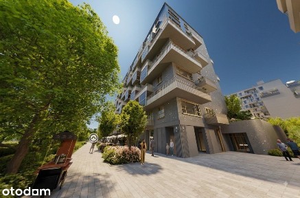 2 pokoje | 7. piętro | Zachód słońca | Modern Mokotów | Cesja