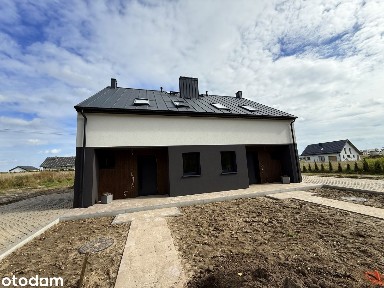 Nowoczesne domy 93 m²|zabudowa dwulokalowa |ogród od 414m²|od 599000zł