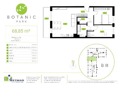 Botanic Park | atrakcyjny apartament nr 118
