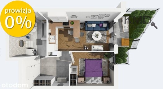 Mieszkanie 2 pokoje Bazylianówka z Smart Home!