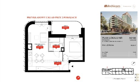 Nowe 41m2 | 2 pokoje | Powstańców Śląskich 7D|Wrocław