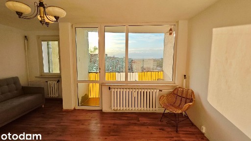 Panorama Warszawy z 11. piętra, dwustronne, bezpośrednio, ul.Borowego