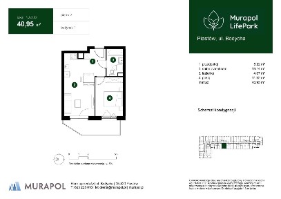 2-pokojowe mieszkanie 41m2 Bez Pośredników