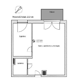 2 pokoje, 52,64m2, miejsce parkingowe