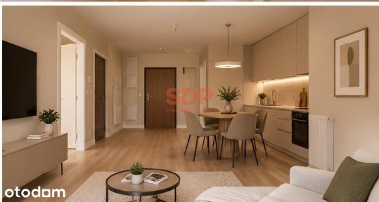 2 pokoje | 39,51 m² | BOHO | ul. Wodna | Łódź Fabryczna | EC1