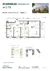 4-pokojowe mieszkanie 83m2 + balkon Bez Prowizji