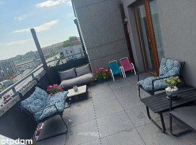 3 pokoje | 53,1 m² | taras 34 m² | ostatnie piętro | Glogera 53
