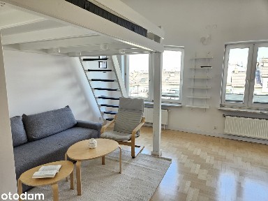 Kawalerka z antresolą, metro Kabaty,parking, balkon, cisza,zieleń