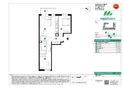 3-pokojowe mieszkanie 59m2 + balkon Bez Prowizji