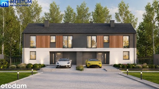 Nowy Dom- 1/2 Bliżniaka ok. 110m2, Zielona Okolica