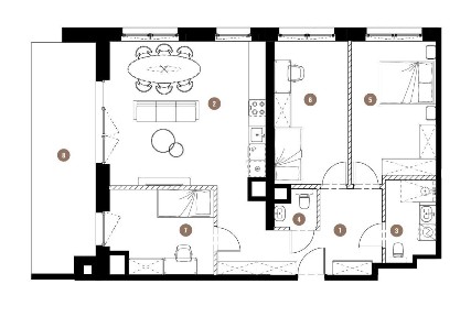 Koszutka - Apartament z dużym -18m2 balkonem