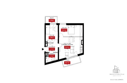 3 pokoje z 2 loggiami /jasna kuchnia/w centrum /