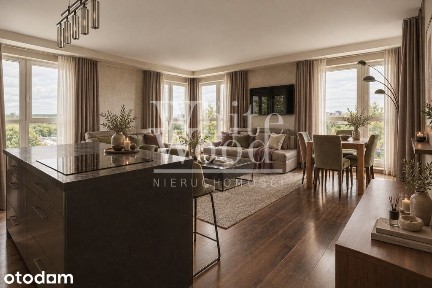 Słoneczny apartament z 2 balkonami.