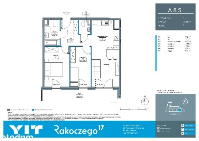 3-pokojowe mieszkanie 58m2 + loggia Bez Prowizji