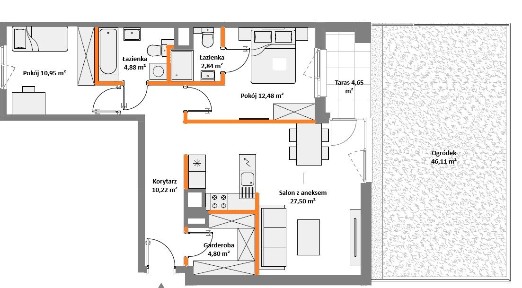 Mieszkanie na lata! * 3 pokoje - 73 m² * Prywatny duży ogród * 0% PCC