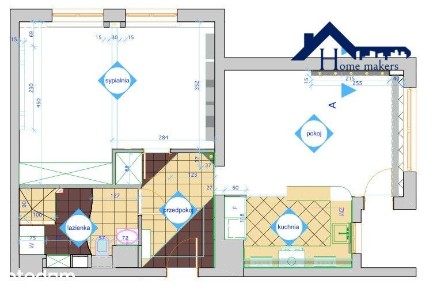 Przestronne 2-pokojowe 65,4 m²| Metro| Balkon