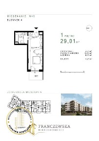 Gotowa kawalerka Czuby Roztocze 29,01 m2