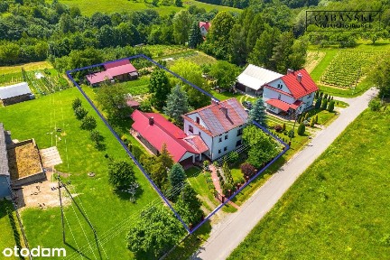Sielankowy dom na wsi - przestrzeń, zieleń i cisza