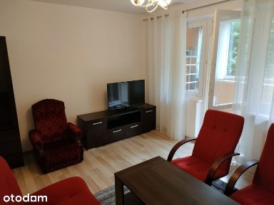 Na wynajem 2 pokoje 42,42m2 z balkonem,parter