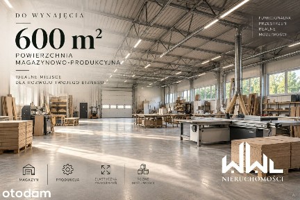 Do wynajęcia powierzchnia magazynowo-produkcyjna