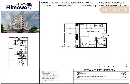 Nowe Budownictwo 31 M2 - 2 Pokoje - Taras 12 M2