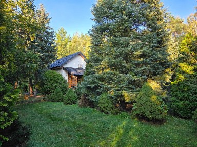 Sprzedam działkę 5300m2 z domkiem i linią brzegową Joniec/Popielżyn G.