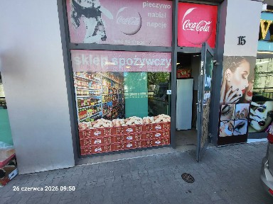 działający sklep spożywczy w-wa wileńska peron wyposażenie 12000 netto