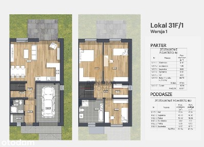 Półbliźniak | 109,85 m2 | Działka 295 m2 | Garaż