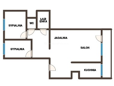 60,6 m² - Balkon i widok na góry - KLIMATYZACJA