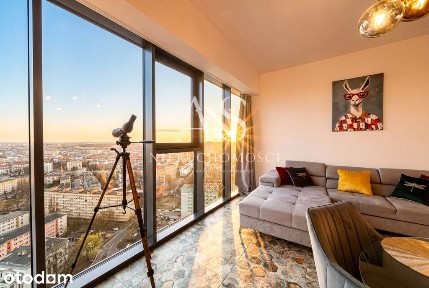 Apartament Hanza z widokiem na Szczecin, 22 piętro