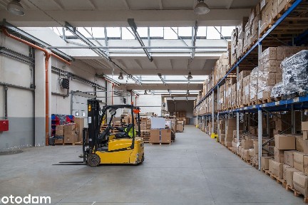Do wynajęcia magazyn/ hala produkcyjna 3400m2 + plac 4200 m2 Łódź