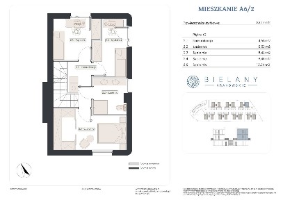 Nowe 5-pokojowe mieszkanie z tarasem | 82,17 m² | Bielany Krakowskie