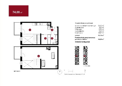 4 POK-2 POZIOMY! 74m2| 2 BALKON|Tanie MP| GARDEROBA|BLISKO las| GOTOWE