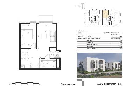 NOWE mieszkanie 2 pokojowe MOGILNO/ 43,2m2