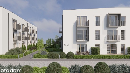 NOWE Mieszkanie 2 pokojowe z ogródkiem MOGILNO/ 42,2 m2 + 36,2 ogródek